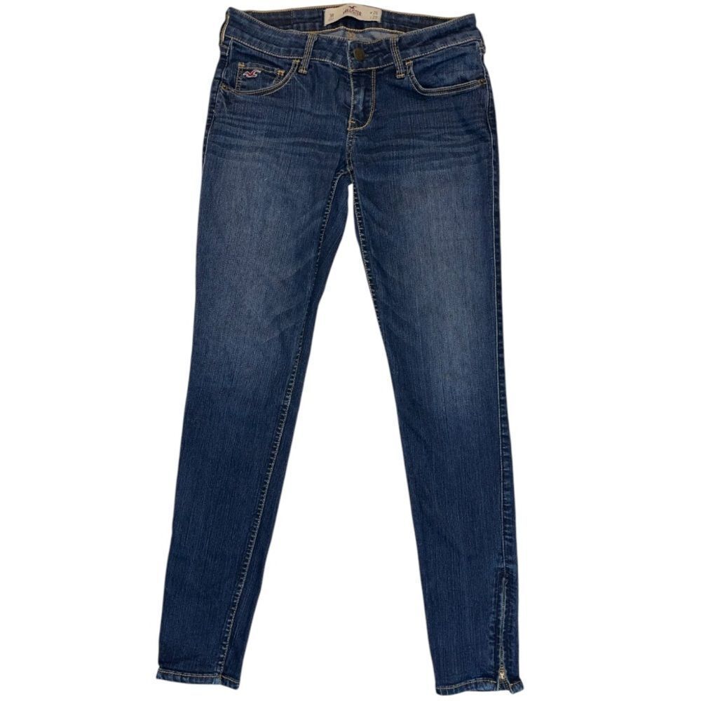 Hollister Women’s Skinny Jeans with Side Zipper | Size 3R, W26 L29